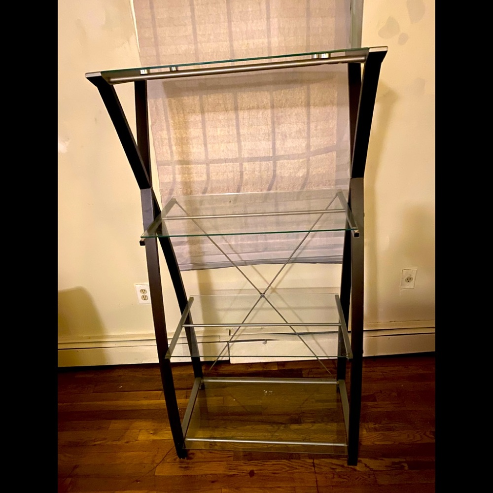 4 Tier glass shelf